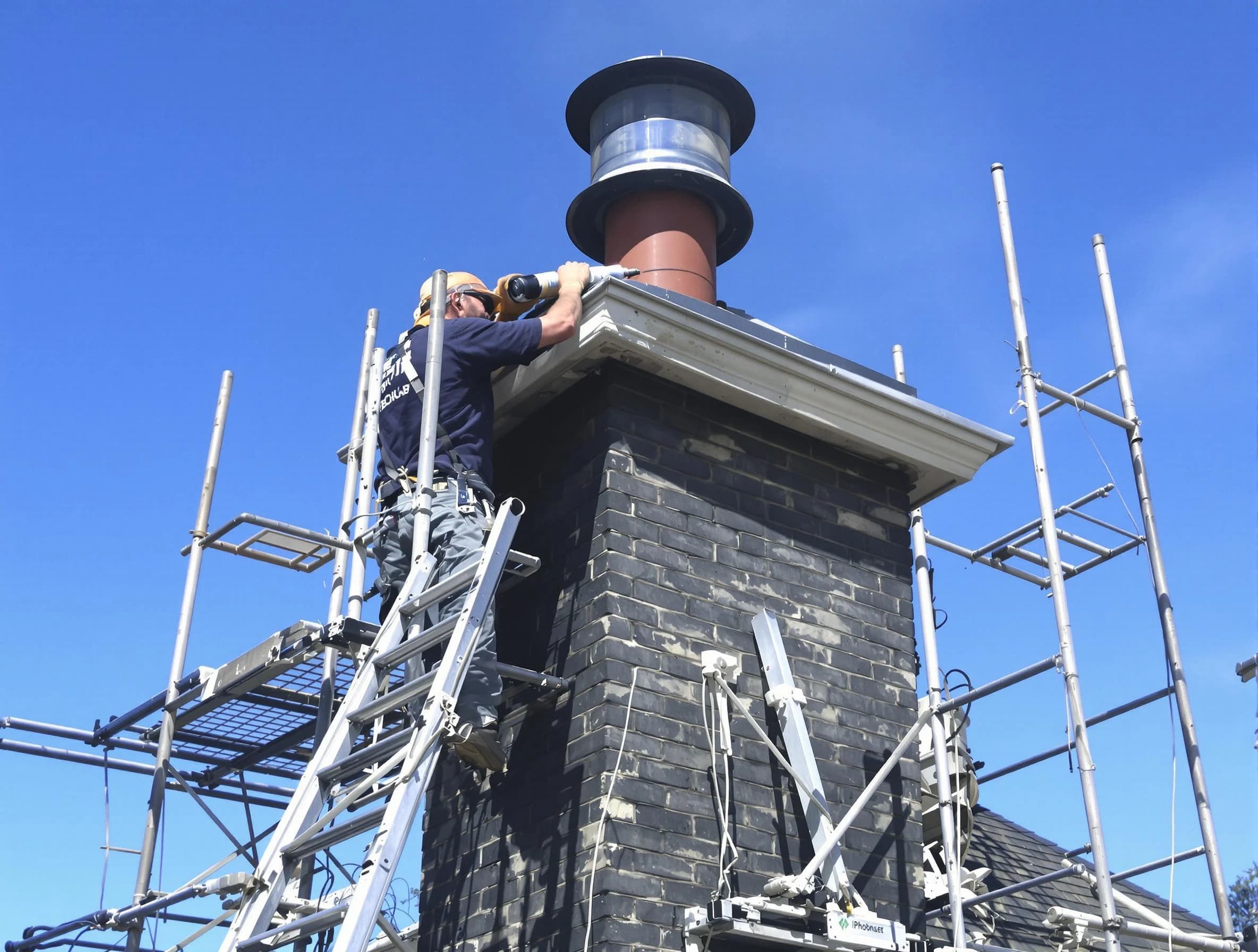 Sturdy chimney crown finished by Center Chimney Sweep in Center, PA