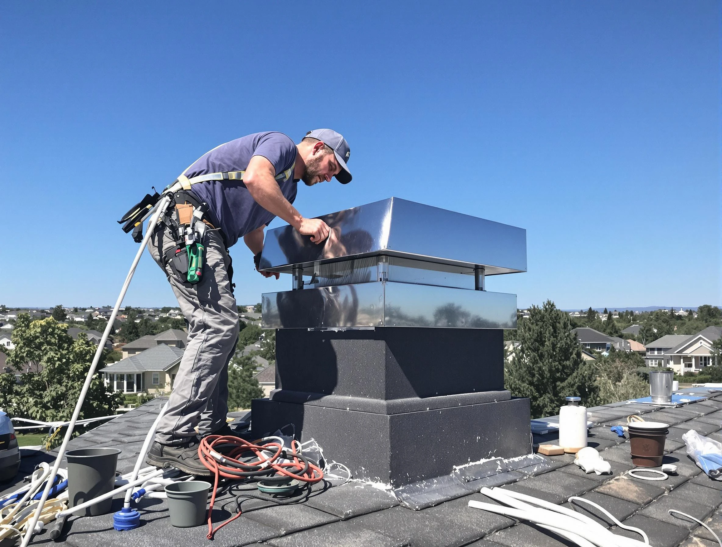 Chimney Cap Services in Center