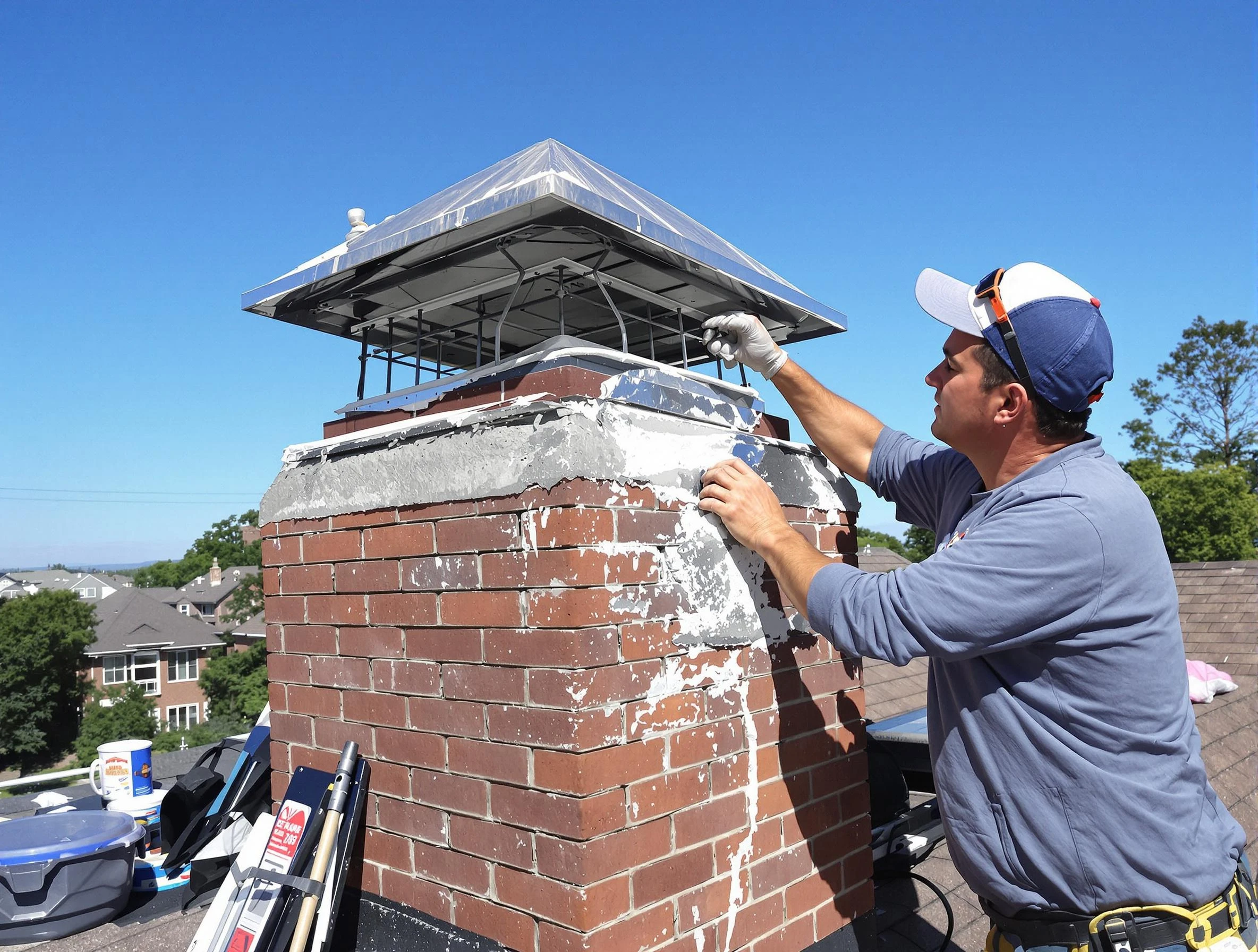 Chimney Crown Services in Center