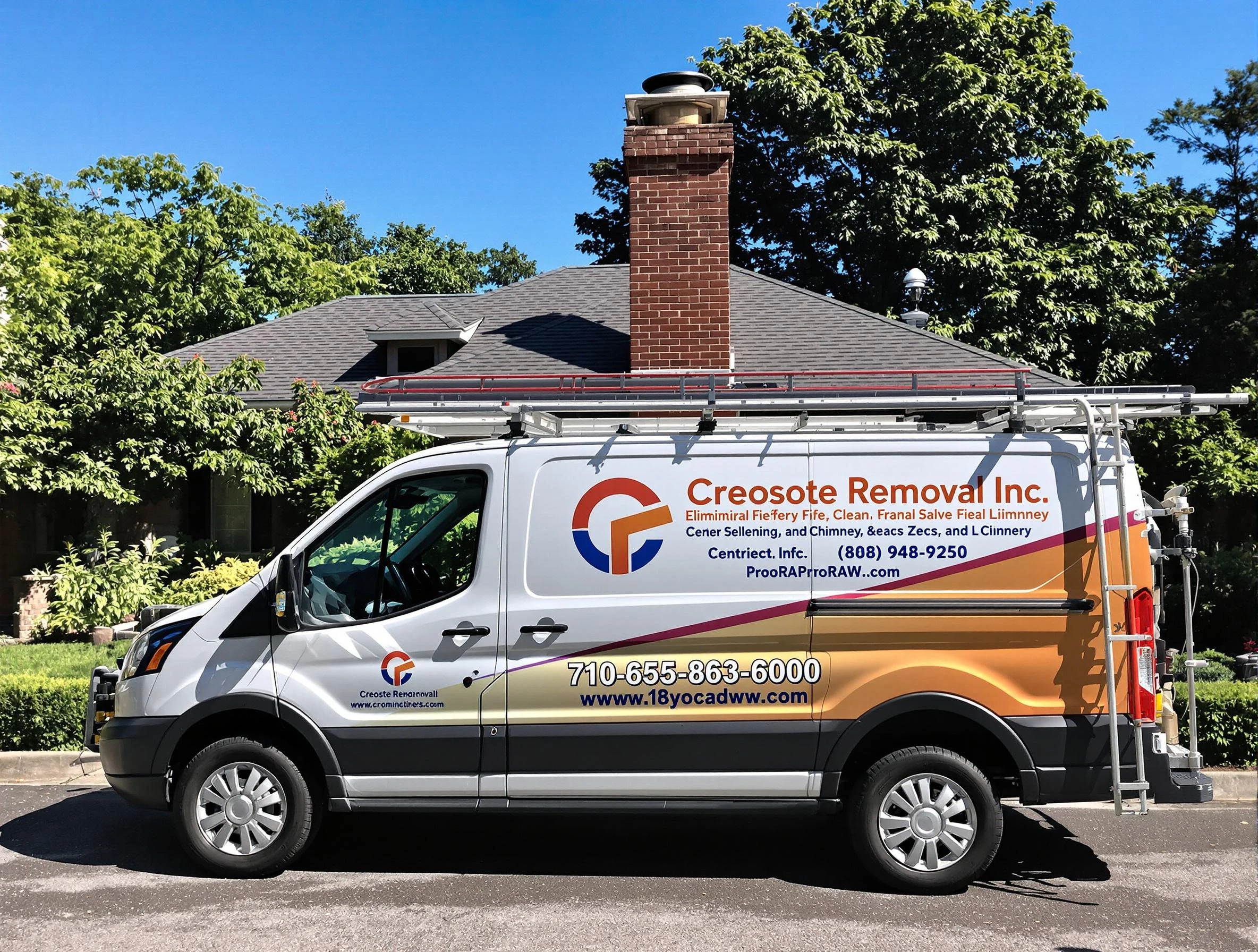 Center Chimney Sweep technician removing creosote safely in Center, PA